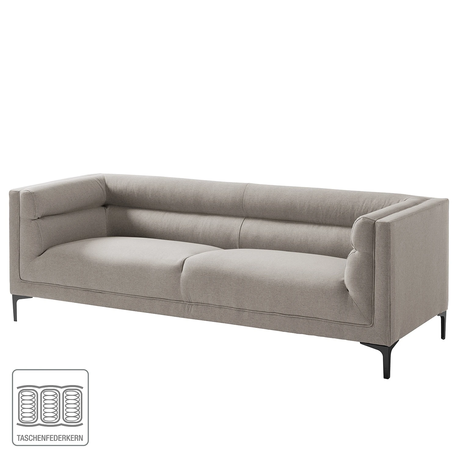 Fredriks Sofa Surfside (3-Sitzer) - Webstoff - Hellgrau 8 Fredriks Sofa Surfside (3-Sitzer) - Webstoff - Hellgrau – Bild 8