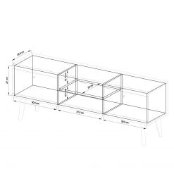 Norrwood TV-Lowboard Gyland II - Matt Weiß / Eiche Riviera Dekor 15 Norrwood TV-Lowboard Gyland II - Matt Weiß / Eiche Riviera Dekor -Wohnzimmermöbel boutique en ligne 1000163989 190307 08392100008 GALLERYIMAGES P000000001000163989