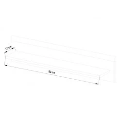 Norrwood Wandboard Gyland - Matt Weiß / Eiche Riviera Dekor -Wohnzimmermöbel boutique en ligne 1000164007 190307 08392200054 GALLERYIMAGES P000000001000164007