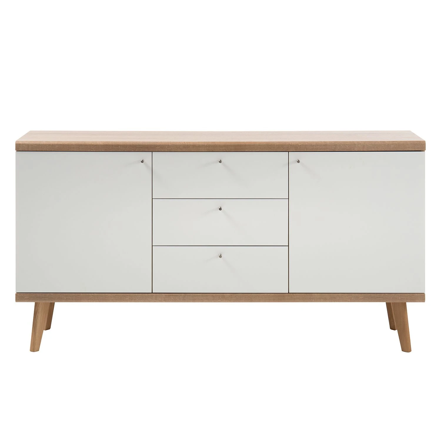 Norrwood Sideboard Gyland - Matt Weiß / Eiche Riviera Dekor 7 Norrwood Sideboard Gyland - Matt Weiß / Eiche Riviera Dekor – Bild 7