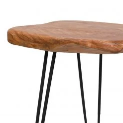 Kayoom Beistelltisch Woody I - Zeder massiv / Metall - Zeder / Schwarz -Wohnzimmermöbel boutique en ligne 1000165622 190315 08011400256 GALLERYIMAGES P000000001000165622