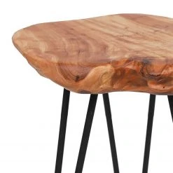 Kayoom Beistelltisch Woody II - Zeder massiv / Metall - Zeder / Schwarz -Wohnzimmermöbel boutique en ligne 1000165625 190315 08011500277 GALLERYIMAGES P000000001000165625