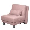 Fredriks Schlafsofa Tenorio - Microfaser - Mauve - Breite: 80 cm