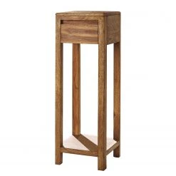 Naturoo Blumensäule Gaspar - Sheesham massiv - Höhe: 90 cm