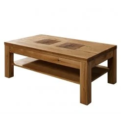 Naturoo Couchtisch Darley - Wildeiche massiv - Breite: 118 cm