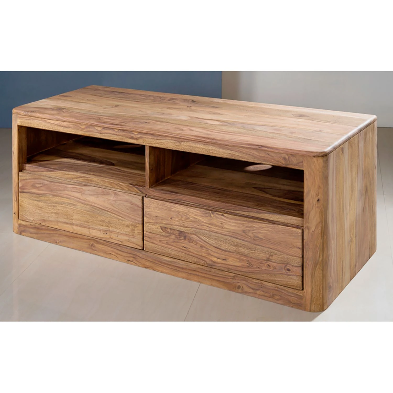 Naturoo TV-Lowboard Gaspar - Sheesham massiv 2 Naturoo TV-Lowboard Gaspar - Sheesham massiv – Bild 2