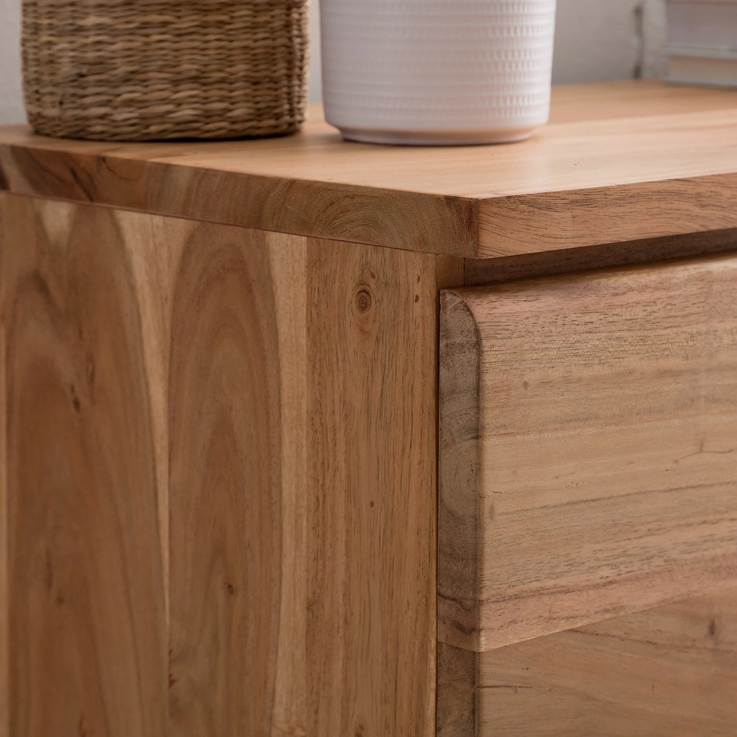 Ars Natura Kommode Vardo - Akazie massiv / Metall - Akazie / Schwarz 5 Ars Natura Kommode Vardo - Akazie massiv / Metall - Akazie / Schwarz – Bild 5