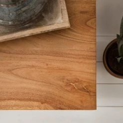 Ars Natura Sideboard Vardo - Akazie massiv / Metall - Akazie / Schwarz -Wohnzimmermöbel boutique en ligne 1000166791 191030 08503100012 DETAILS P000000001000166791