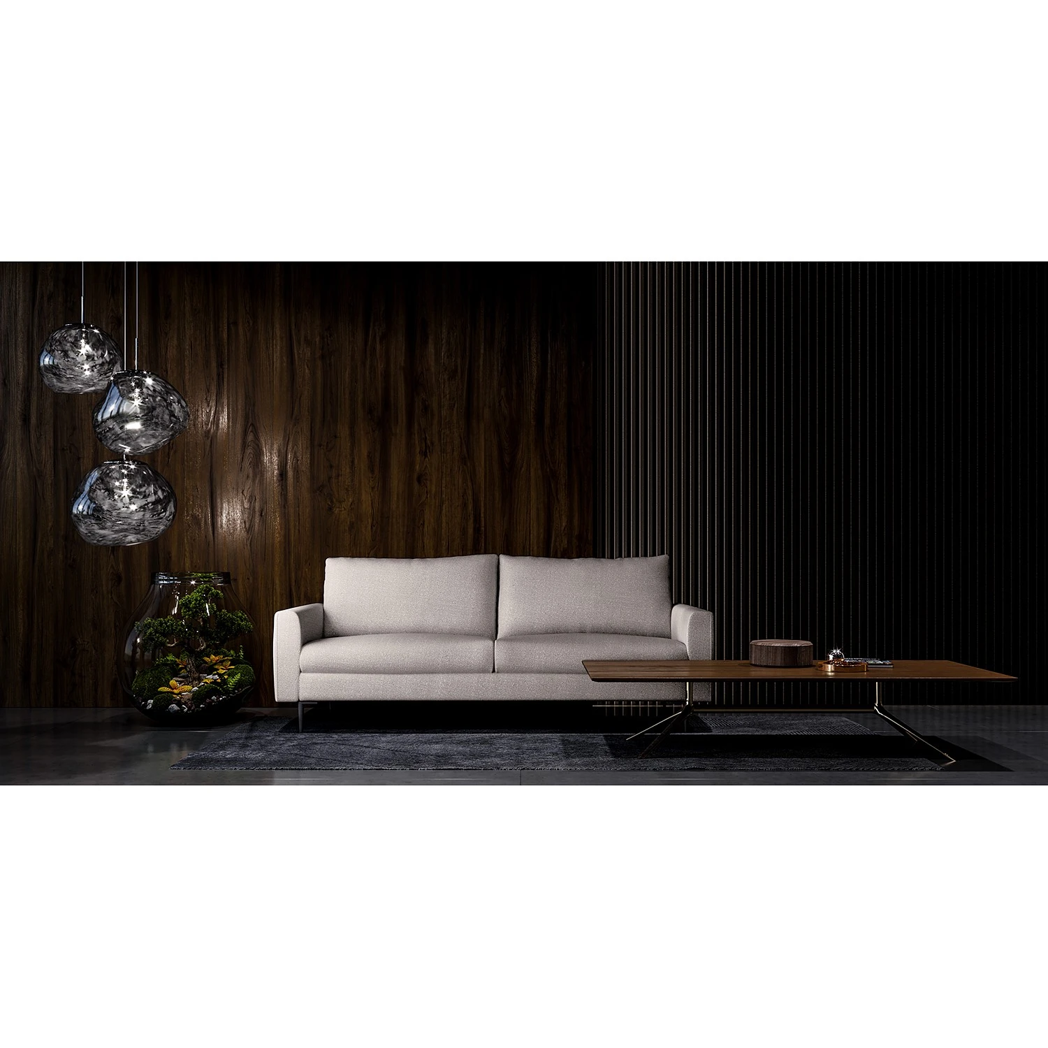 Mørteens Sofa Hotan (3-Sitzer) - Webstoff - Lichtgrau 11 Mørteens Sofa Hotan (3-Sitzer) - Webstoff - Lichtgrau – Bild 11