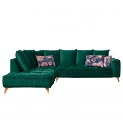 Jack & Alice Ecksofa Polich - Samt - Dunkelgrün - Ottomane davorstehend links 14 Jack & Alice Ecksofa Polich - Samt - Dunkelgrün - Ottomane davorstehend links -Wohnzimmermöbel boutique en ligne 1000166872 190502 13145800339 GALLERYIMAGES P000000001000166872