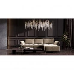 Fredriks Ecksofa Dolgen - Samt - Cappuccino -Wohnzimmermöbel boutique en ligne 1000166887 220127 11352800020 MOOD DETAILS P000000001000166887 mood