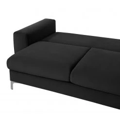 Jack & Alice Ecksofa Baitz I - Samt Krysia: Dunkelgrau - Ottomane davorstehend links -Wohnzimmermöbel boutique en ligne 1000166895 220601 190 DETAILS P000000001000166895