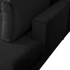 Jack & Alice Ecksofa Baitz I - Samt Krysia: Dunkelgrau - Ottomane davorstehend links -Wohnzimmermöbel boutique en ligne 1000166895 220601 230 DETAILS P000000001000166895