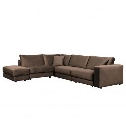 Jack & Alice Ecksofa Oakey I - Samt - Braun - Ecke davorstehend links -Wohnzimmermöbel boutique en ligne 1000166916 190502 13161200936 GALLERYIMAGES P000000001000166916