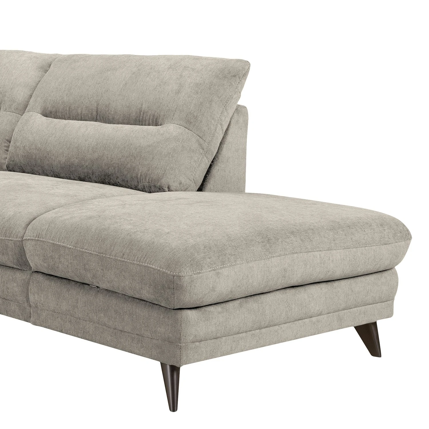 Fredriks Ecksofa Lutz III - Microfaser - Sandgrau - Ottomane davorstehend rechts 7 Fredriks Ecksofa Lutz III - Microfaser - Sandgrau - Ottomane davorstehend rechts – Bild 7