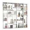 Loftscape Bücherregal Emporior IV - Hochglanz Weiß - Breite: 214 cm