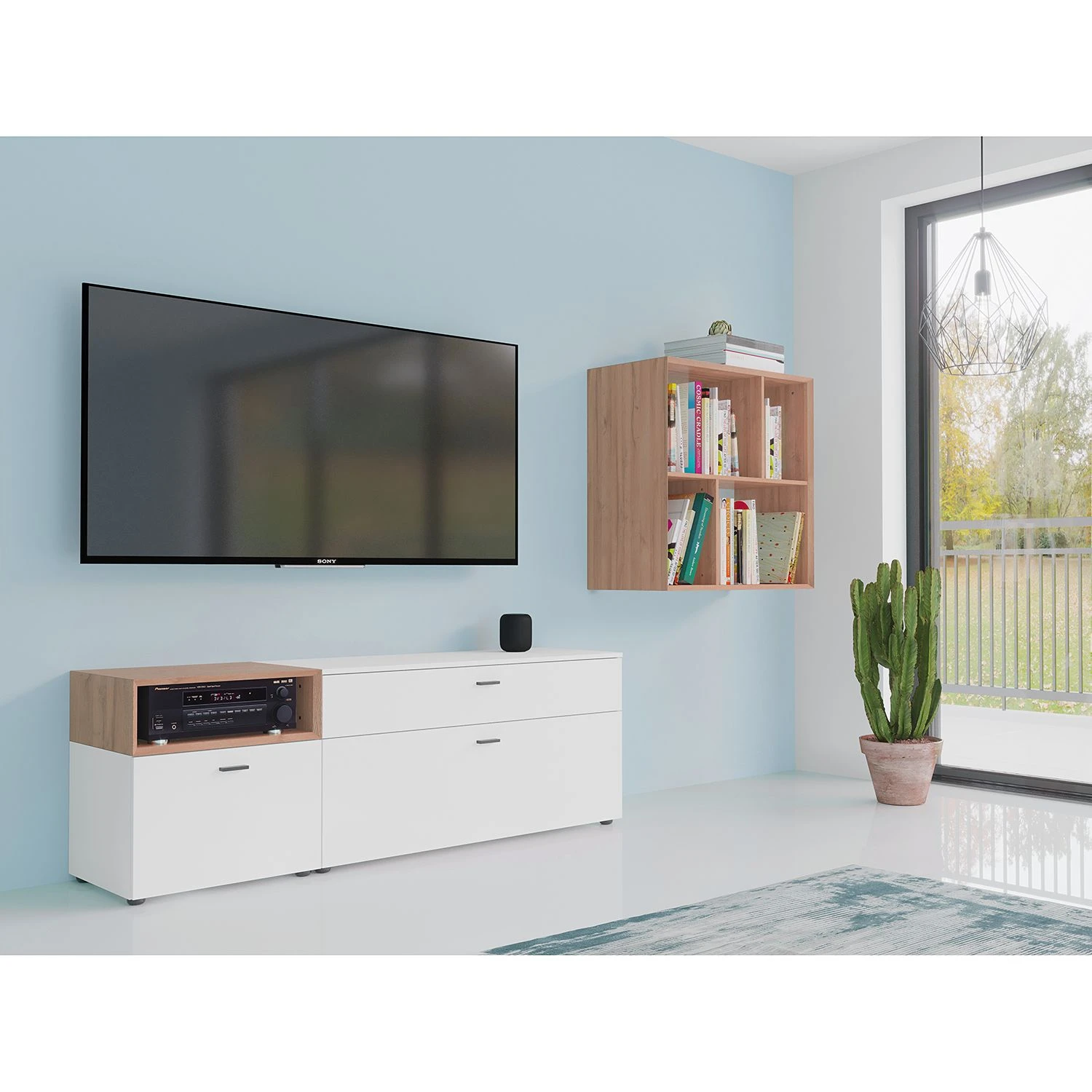 Germania Hängeregal Coruna - Eiche Grandson Dekor 2 Germania Hängeregal Coruna - Eiche Grandson Dekor – Bild 2