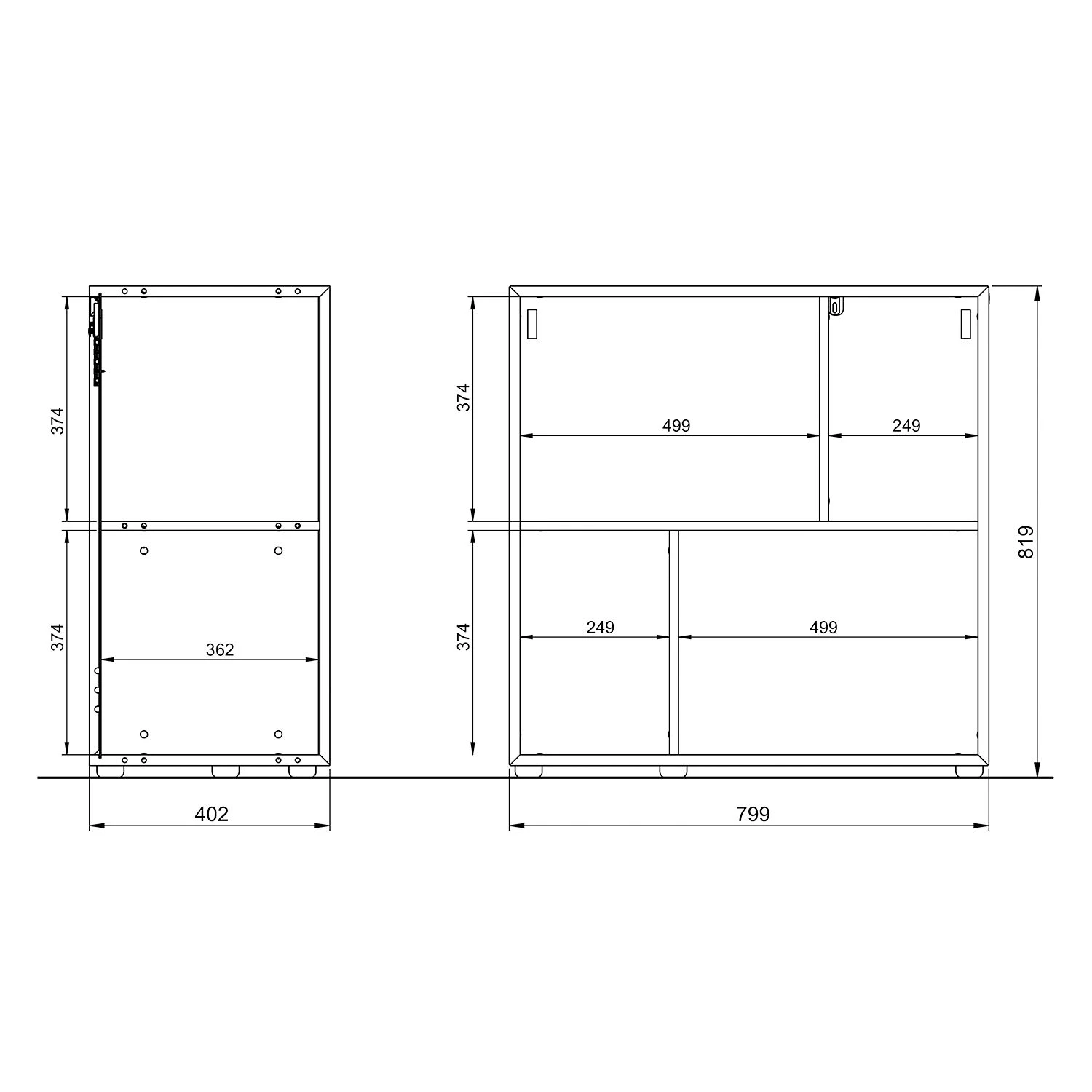 Germania Hängeregal Coruna - Eiche Grandson Dekor 5 Germania Hängeregal Coruna - Eiche Grandson Dekor – Bild 5