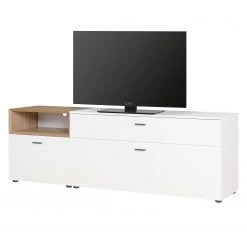 Germania TV-Lowboard Coruna - Weiß / Eiche Grandson Dekor