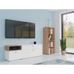 Germania TV-Lowboard Coruna - Weiß / Eiche Grandson Dekor -Wohnzimmermöbel boutique en ligne 1000168920 190403 11353100018 MOOD GALLERYIMAGES P000000001000168920 mood