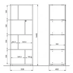 Germania Regal Coruna - Eiche Grandson Dekor -Wohnzimmermöbel boutique en ligne 1000168942 190403 11353600071 GALLERYIMAGES P000000001000168942