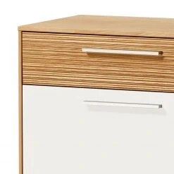 Voss Kommode Loveno I - Eiche teilmassiv / Metall - Türanschlag links - Weiß -Wohnzimmermöbel boutique en ligne 1000169060 190402 11284800007 GALLERYIMAGES P000000001000169060