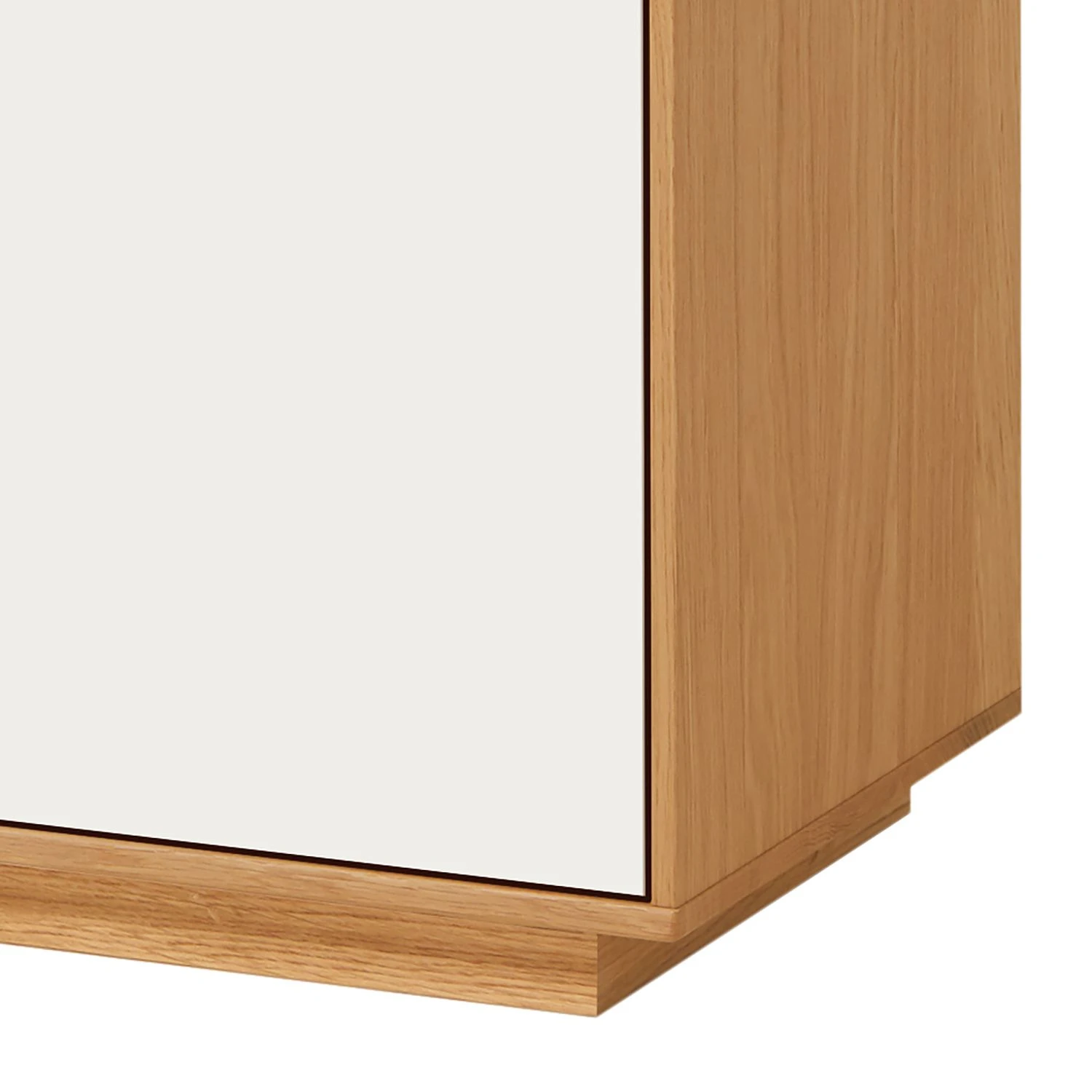 Voss Kommode Loveno II - Eiche teilmassiv / Metall - Türanschlag rechts - Weiß 4 Voss Kommode Loveno II - Eiche teilmassiv / Metall - Türanschlag rechts - Weiß – Bild 4