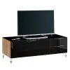 Maja Möbel TV-Lowboard Shino II - Glas Schwarz / Eiche Riviera Dekor
