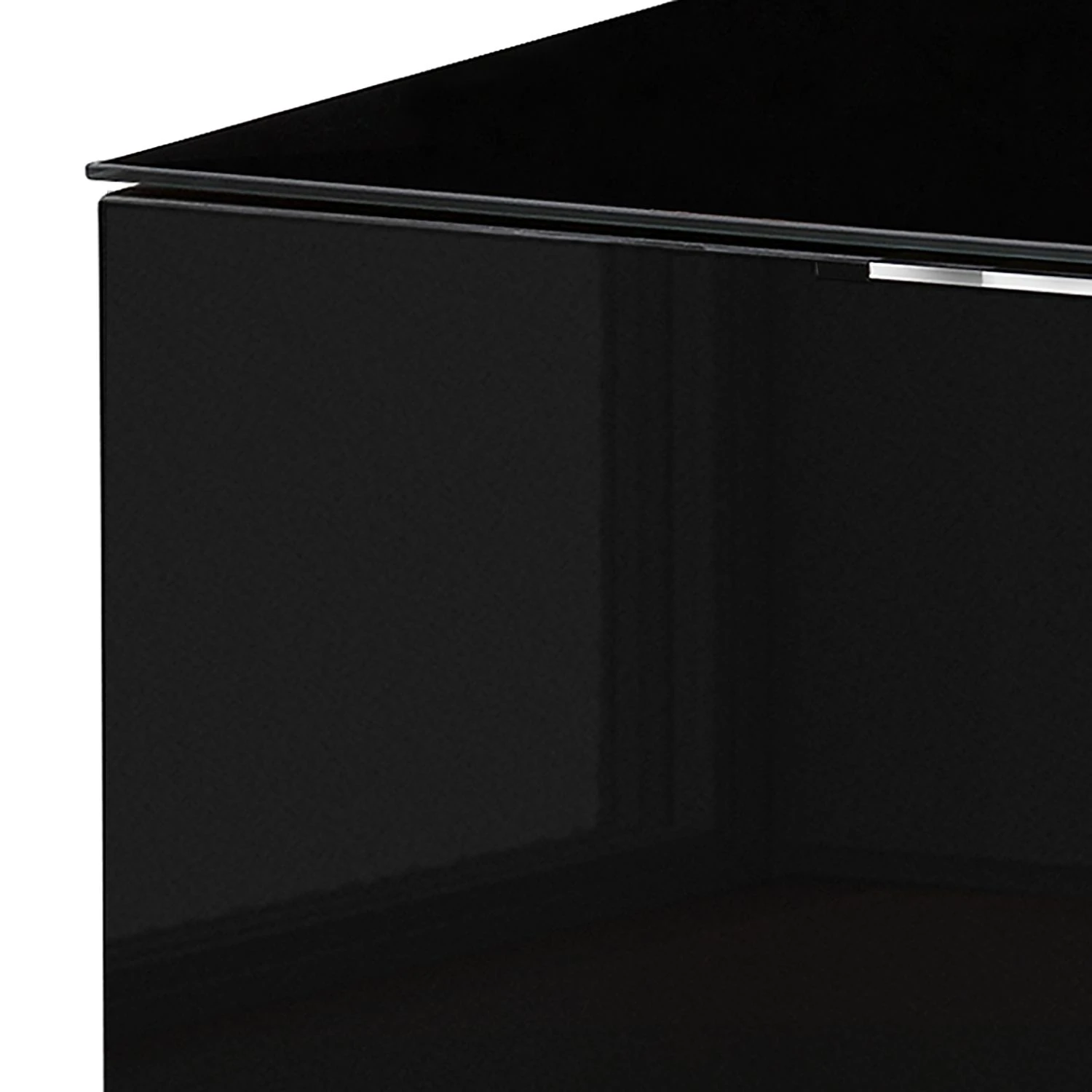 Maja Möbel TV-Lowboard Shino III - Glas Schwarz / Eiche Riviera Dekor 2 Maja Möbel TV-Lowboard Shino III - Glas Schwarz / Eiche Riviera Dekor – Bild 2