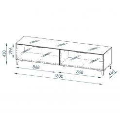 Maja Möbel TV-Lowboard Shino III - Glas Schwarz / Eiche Riviera Dekor 8 Maja Möbel TV-Lowboard Shino III - Glas Schwarz / Eiche Riviera Dekor -Wohnzimmermöbel boutique en ligne 1000170602 190418 12393100036 GALLERYIMAGES P000000001000170602