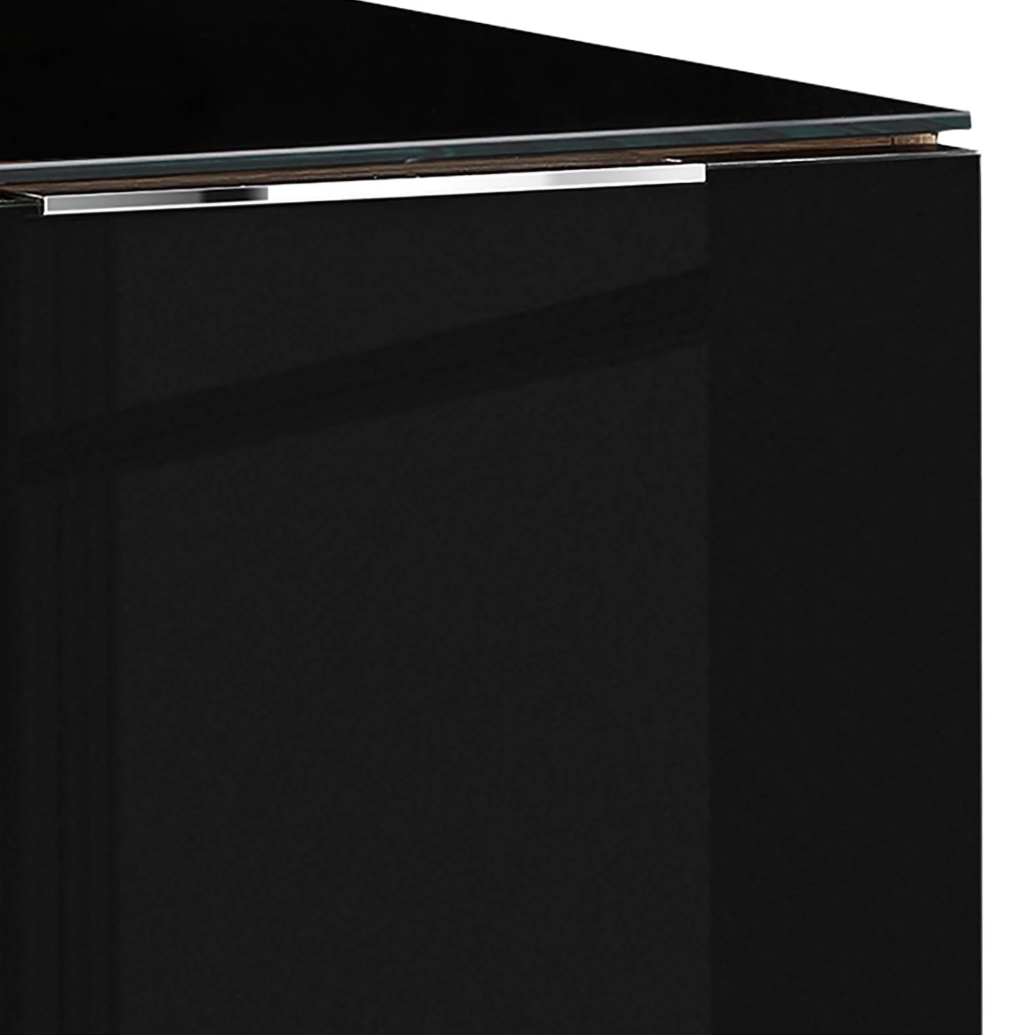 Maja Möbel Sideboard Shino I - Glas Schwarz / Eiche Riviera Dekor 2 Maja Möbel Sideboard Shino I - Glas Schwarz / Eiche Riviera Dekor – Bild 2