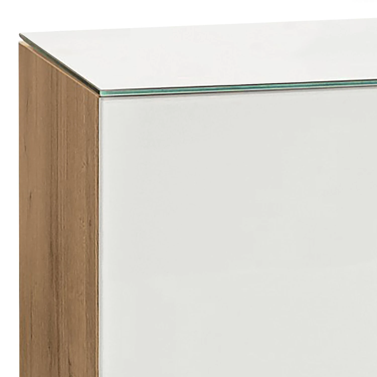 Maja Möbel TV-Lowboard Shino II - Glas Weiß / Eiche Riviera Dekor 2 Maja Möbel TV-Lowboard Shino II - Glas Weiß / Eiche Riviera Dekor – Bild 2