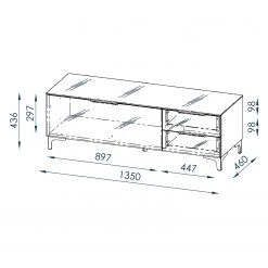Maja Möbel TV-Lowboard Shino II - Glas Weiß / Eiche Riviera Dekor 8 Maja Möbel TV-Lowboard Shino II - Glas Weiß / Eiche Riviera Dekor -Wohnzimmermöbel boutique en ligne 1000170622 190418 12393800124 GALLERYIMAGES P000000001000170622