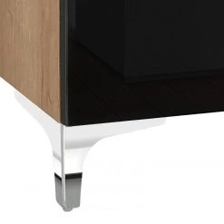 Maja Möbel Kommode Shino II - Glas Schwarz / Eiche Riviera Dekor 9 Maja Möbel Kommode Shino II - Glas Schwarz / Eiche Riviera Dekor -Wohnzimmermöbel boutique en ligne 1000170635 190418 12394100168 GALLERYIMAGES P000000001000170635