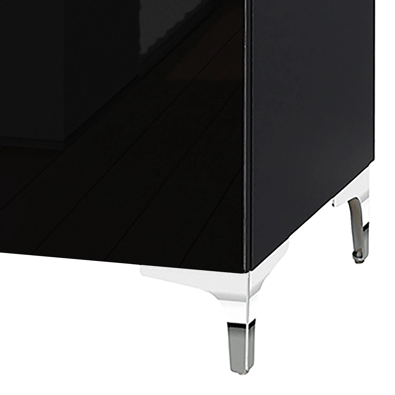 Maja Möbel Sideboard Shino II - Glas Schwarz / Schwarz 3 Maja Möbel Sideboard Shino II - Glas Schwarz / Schwarz – Bild 3