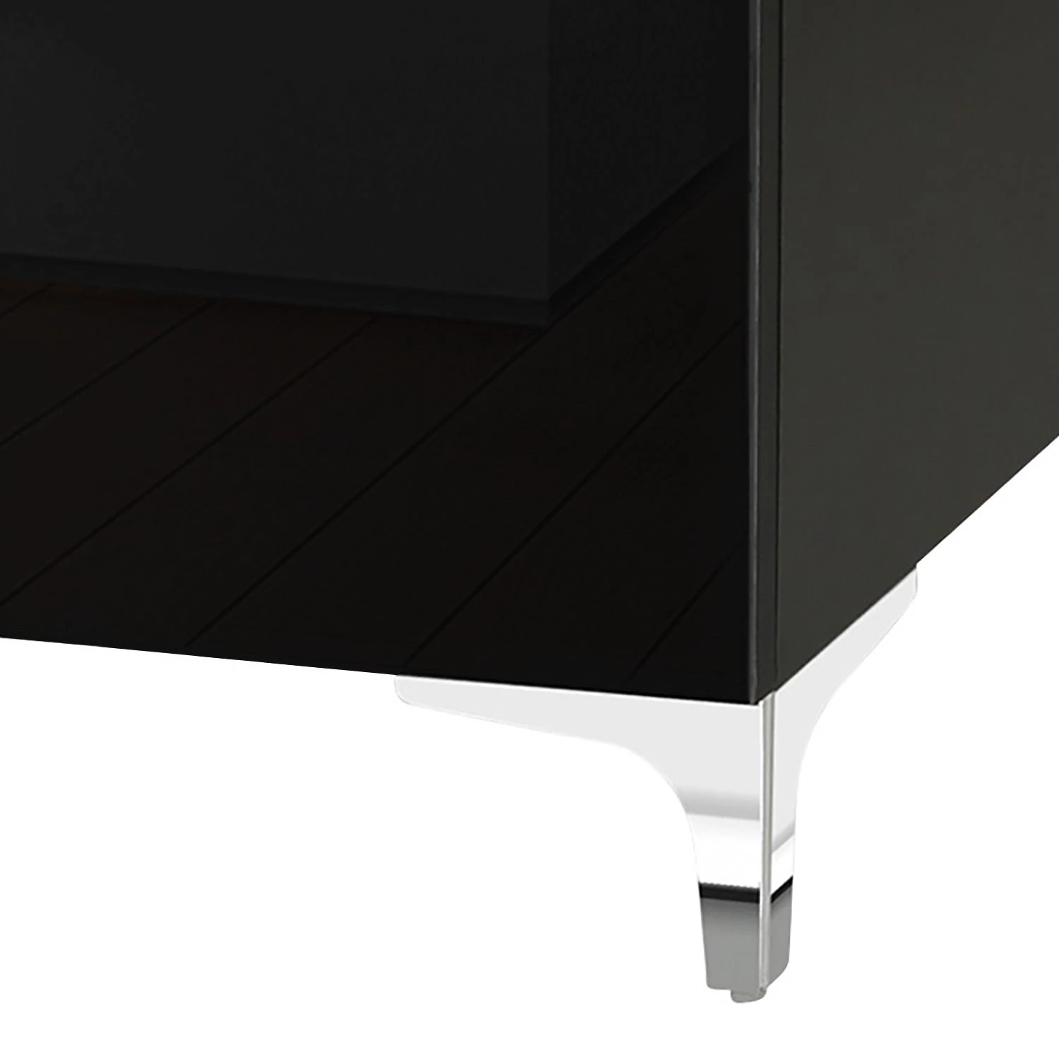 Maja Möbel Sideboard Shino IV - Glas Schwarz / Schwarz 3 Maja Möbel Sideboard Shino IV - Glas Schwarz / Schwarz – Bild 3