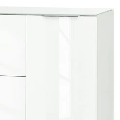 Maja Möbel Sideboard Shino IV - Glas Weiß / Weiß -Wohnzimmermöbel boutique en ligne 1000170646 190418 12394300202 GALLERYIMAGES P000000001000170646