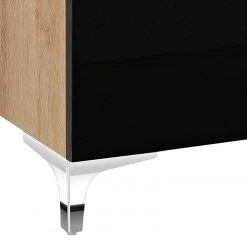 Maja Möbel Vitrinenschrank Shino - Inkl. Beleuchtung - Glas Schwarz / Eiche Riviera Dekor 9 Maja Möbel Vitrinenschrank Shino - Inkl. Beleuchtung - Glas Schwarz / Eiche Riviera Dekor -Wohnzimmermöbel boutique en ligne 1000170647 190418 12394400209 GALLERYIMAGES P000000001000170647