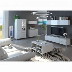 Maja Möbel Couchtisch Shino - Glas Weiß / Weiß -Wohnzimmermöbel boutique en ligne 1000170649 190418 12394400219 MOOD GALLERYIMAGES P000000001000170649 mood