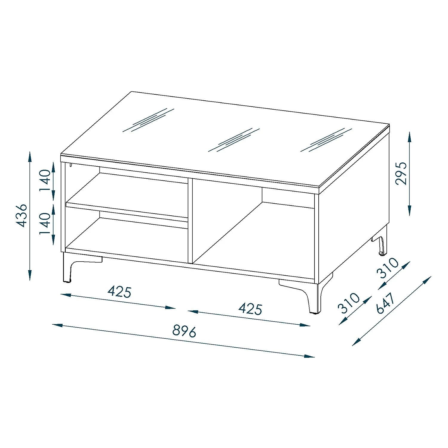 Maja Möbel Couchtisch Shino - Glas Schwarz / Eiche Riviera Dekor 6 Maja Möbel Couchtisch Shino - Glas Schwarz / Eiche Riviera Dekor – Bild 6