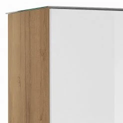 Maja Möbel Vitrinenschrank Shino - Inkl. Beleuchtung - Glas Weiß / Eiche Riviera Dekor -Wohnzimmermöbel boutique en ligne 1000170653 190418 12394600245 GALLERYIMAGES P000000001000170653