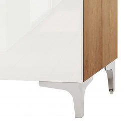 Maja Möbel TV-Lowboard Shino V - Glas Weiß / Eiche Riviera Dekor -Wohnzimmermöbel boutique en ligne 1000170654 190418 12394600251 GALLERYIMAGES P000000001000170654