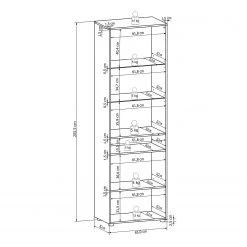Loftscape Standvitrine Charnocks II - Hochglanz Weiß / Schwarz 7 Loftscape Standvitrine Charnocks II - Hochglanz Weiß / Schwarz -Wohnzimmermöbel boutique en ligne 1000171312 190424 07575400020 GALLERYIMAGES P000000001000171312