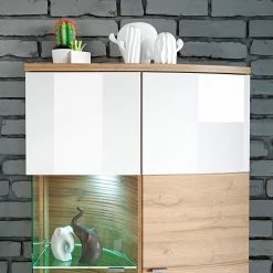 Loftscape Wohnkombination Jaguare (4-teilig) - Hochglanz Weiß / Eiche Ribbeck Dekor 29 Loftscape Wohnkombination Jaguare (4-teilig) - Hochglanz Weiß / Eiche Ribbeck Dekor -Wohnzimmermöbel boutique en ligne 1000171359 200528 06454300013 DETAILS P000000001000171359