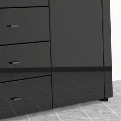 Loftscape Sideboard Moitin - Hochglanz Schwarz / Schwarz -Wohnzimmermöbel boutique en ligne 1000171362 190424 07580600333 GALLERYIMAGES P000000001000171362