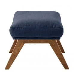 Studio Copenhagen Polsterhocker Garbo VII - Webstoff Milan: Dunkelblau - Eiche Dunkel -Wohnzimmermöbel boutique en ligne 1000172572 191216 16361200501 DETAILS P000000001000172572