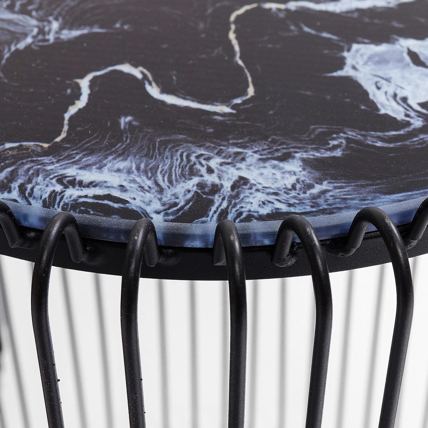 Kare Design Beistelltisch Wire (2-teilig) - Glas / Stahl - Schwarz 9 Kare Design Beistelltisch Wire (2-teilig) - Glas / Stahl - Schwarz – Bild 9