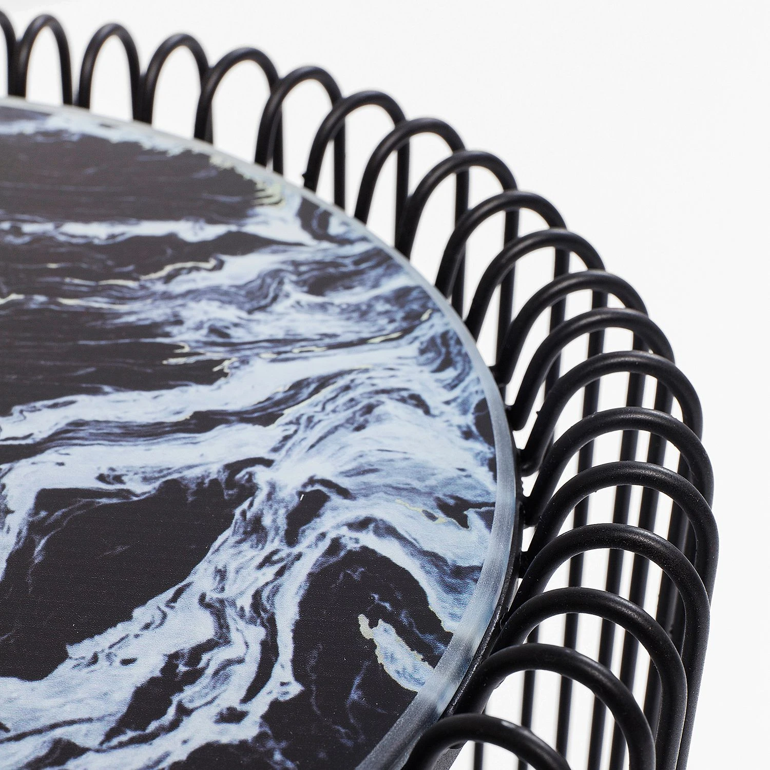 Kare Design Beistelltisch Wire (2-teilig) - Glas / Stahl - Schwarz 10 Kare Design Beistelltisch Wire (2-teilig) - Glas / Stahl - Schwarz – Bild 10