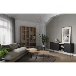 Temahome Couchtisch Ply - Echtholzfurnier - Eiche Hell - Durchmesser: 50 cm -Wohnzimmermöbel boutique en ligne 1000172890 201016 13312200397 MOOD DETAILS P000000001000172890 mood