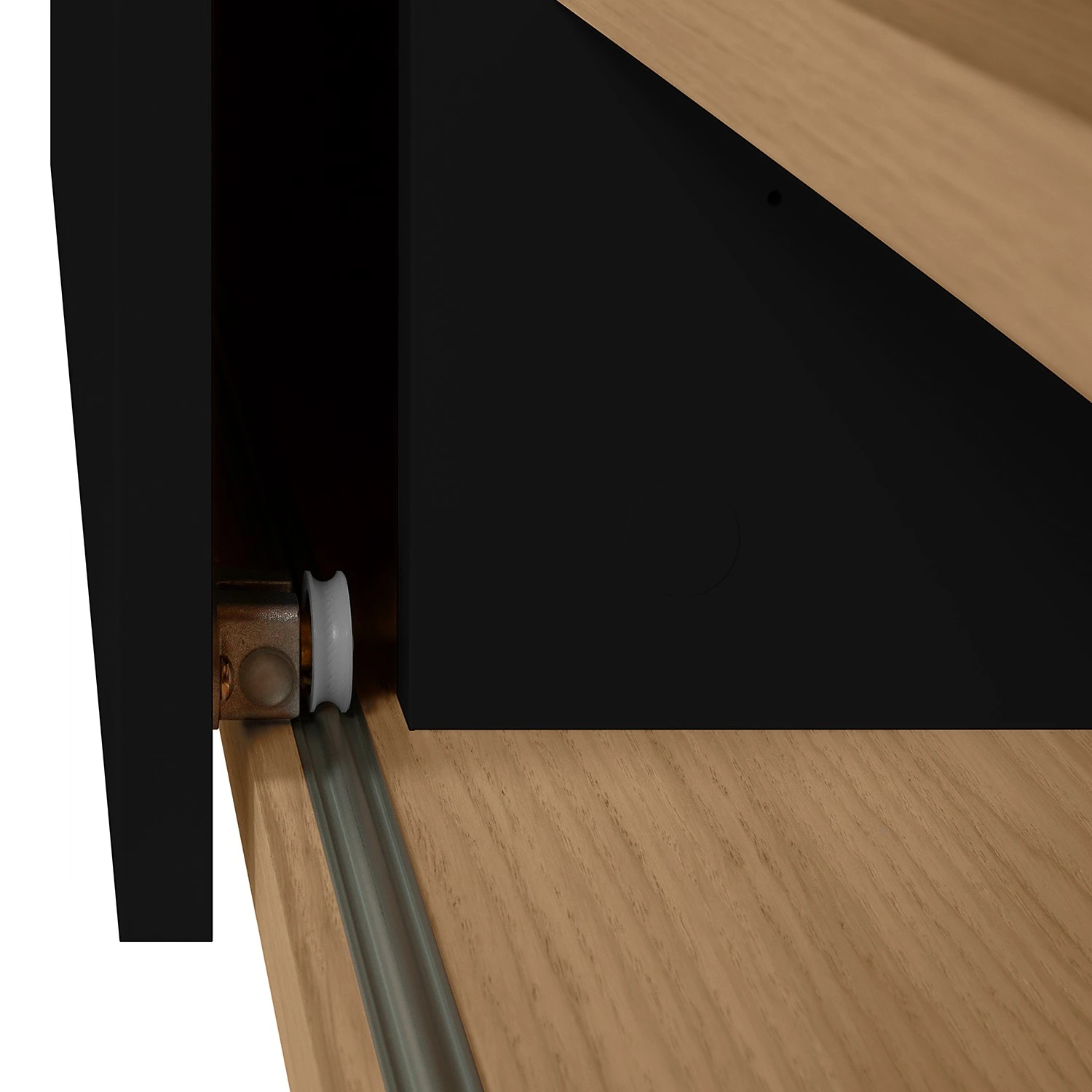 Temahome TV-Lowboard Nina - Eiche / Schwarz 11 Temahome TV-Lowboard Nina - Eiche / Schwarz – Bild 11